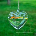 New Clear Heart Shape Glass Hanging Vase Bottle Terrarium Container Plant Flower Table Weddisgsng Garden Decor